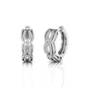 Round Diamond 0.27 CT Huggie Earrings