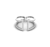 Diamond 0.23 CT Designer Open Ring