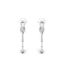 Diamond 0.27 CT Designer Dangling Earrings