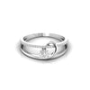 Split Shank 0.34 CT Diamond Engagement Ring