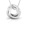 Round Natural Diamond Designer Pendant