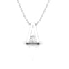 Diamond 0.22 CT Solitaire Charm Pendant