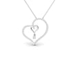 Diamond 0.99 CT Charm Heart Pendant