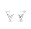 Diamond 0.39 CT Designer Stud Earrings