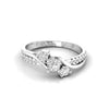 Diamond 0.58 CT Designer Engagement Ring