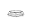 Baguette and Round Diamond 0.72 CT Engagement Ring