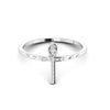 Cross Religious Diamond Dainty Ring