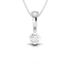 Solitaire Diamond 0.22 CT Charm Pendant