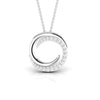 Round Diamond 0.24 CT Dainty Round Pendant