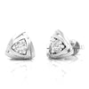 Diamond 0.44 CT Triangle Stud Earrings