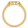 0.23 CT Natural Diamond Initials Personalized Ring