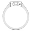 0.23 CT Natural Diamond Initials Personalized Ring