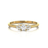 Cluster Round Diamond 0.30 CT Open Ring