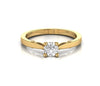 Solitaire 0.53 CT Diamond Engagement Ring