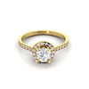 Halo Diamond 1.25 CT Engagement Ring