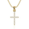 Diamond 0.42 CT Designer Cross Pendant