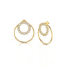 Bezel Set 1.93 CT Diamond Designer Earrings