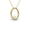 Round Diamond 0.39 CT Charm Pendant