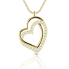 Heart 0.39 CT Natural Diamond Charm Pendant