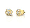 Diamond 0.43 CT Dainty Stud Earrings