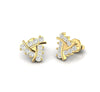 Diamond 0.63 CT Designer Stud Earrings
