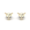 Round Diamond Dainty Stud Earrings