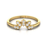Diamond 0.18 CT Floral Minimalist Ring