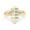 Natural Diamond 0.12 CT Symbolic Ring