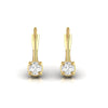 Diamond 0.44 CT Designer Huggie Earrings