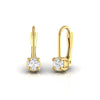 Diamond 0.44 CT Designer Huggie Earrings