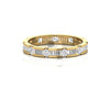Baguette and Round Diamond 1.72 CT Wedding Band