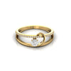 Split Shank 0.34 CT Diamond Engagement Ring