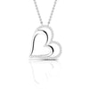 Heart Shape Designer Charm Diamond Pendant