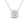 1.06 CT Diamond Dainty Round Pendant