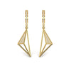 Round Diamond 0.32 CT Dangling Earrings
